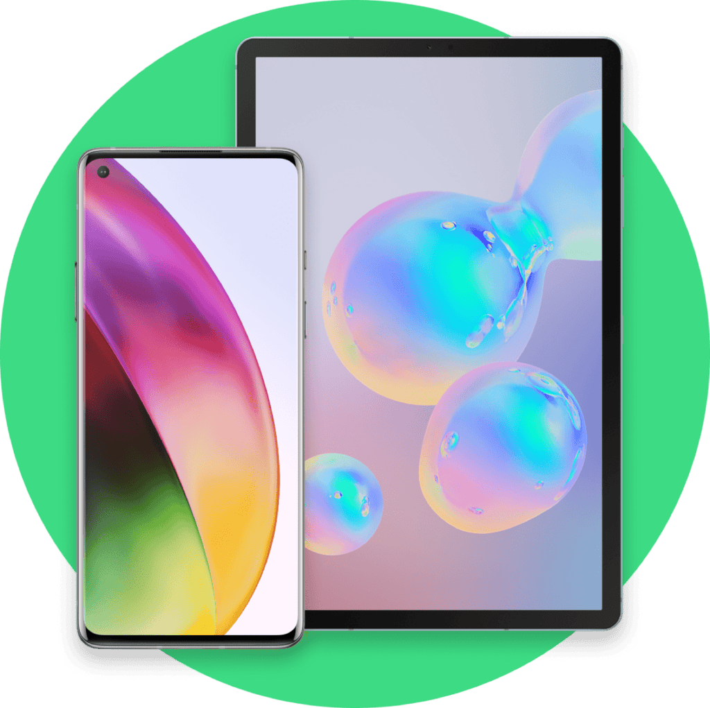 Android device secured with corporate security policies