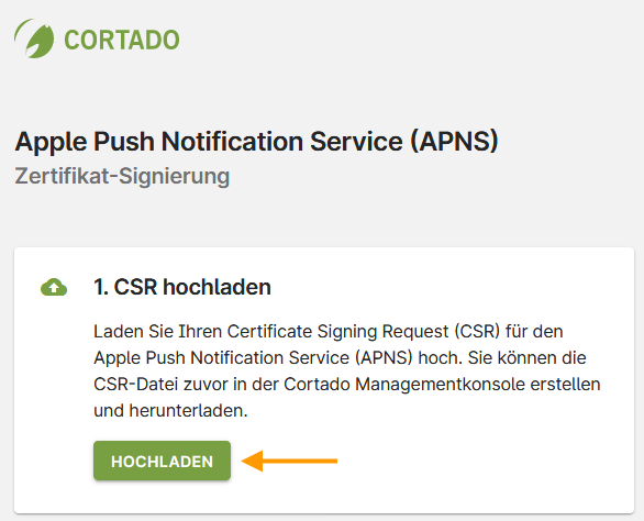 Integration of Apple Push Notification Service (APNS) Certificate Creation