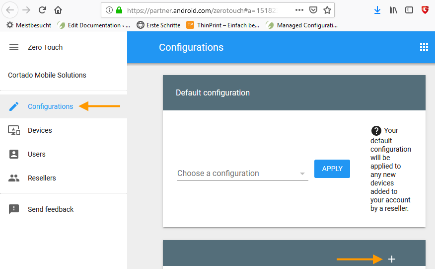 Cortado Mobile Solutions ist offizieller Android Zero-Touch Enrollment EMM-Partner