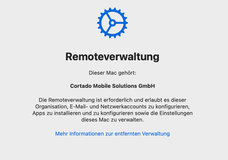 Zentrale Verwaltung von MacBooks und mobilen Geräten in Cortado MDM