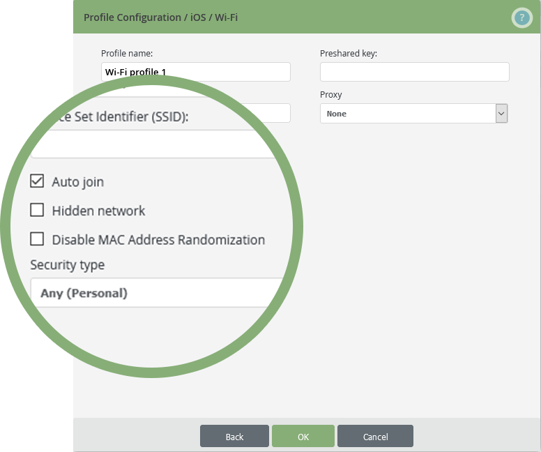 iOS/iPadOS - Disable MAC Address Randomization