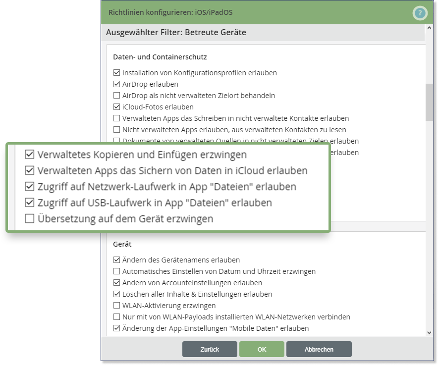 New iOS 15 security policies