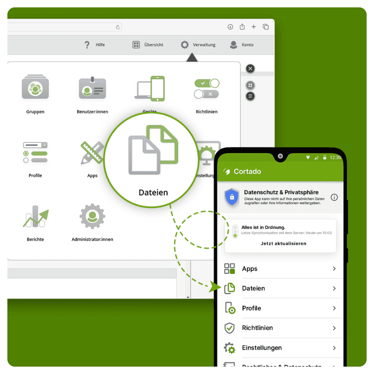 Mobile Content Manager: Secure and Efficient Distribution of Corporate Files to Smartphones and Tablets