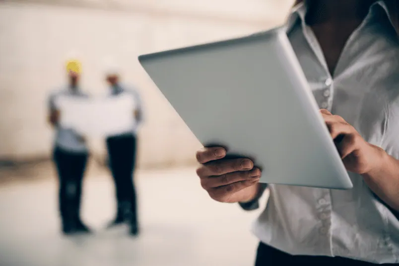 Construction planning with digital tools on the construction site