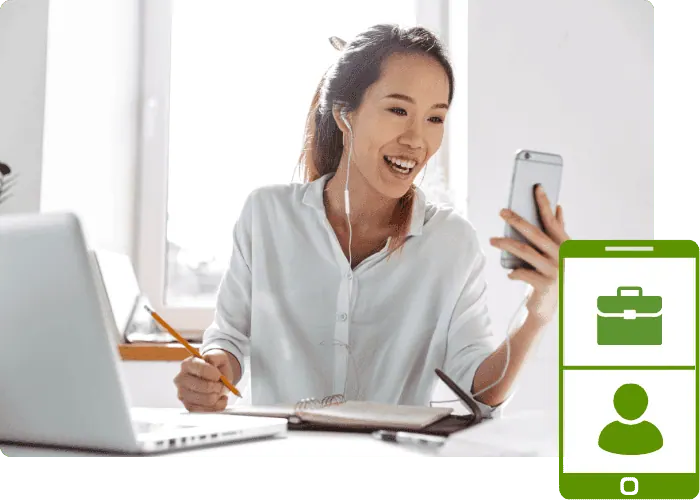 Integration of personal smartphones into the corporate network