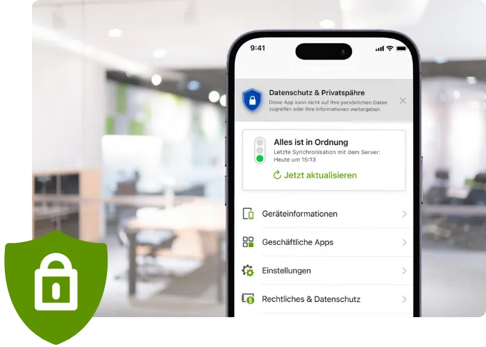Data protection settings for COBO devices