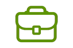 Briefcase icon for the managed workspace