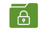 Secure file management icon