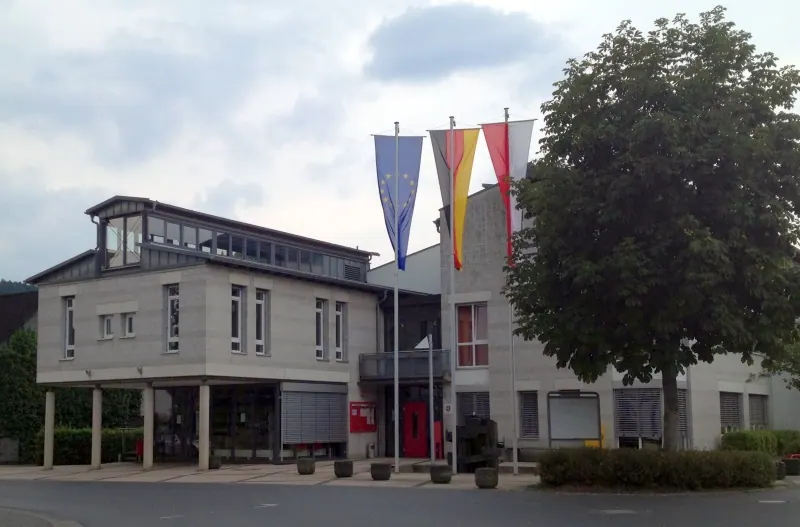 Exterior view of the town hall building of Gemeinde Eschenburg