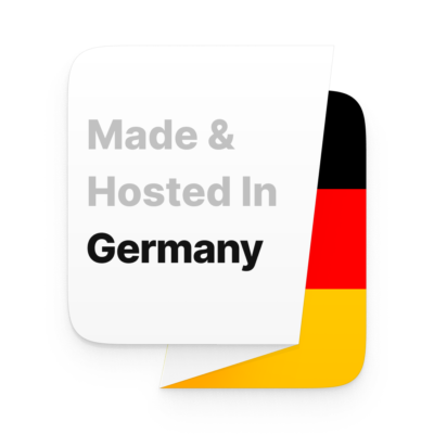 Made and Hosted in Germany