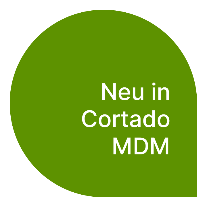 Neu in Cortado MDM (Label)