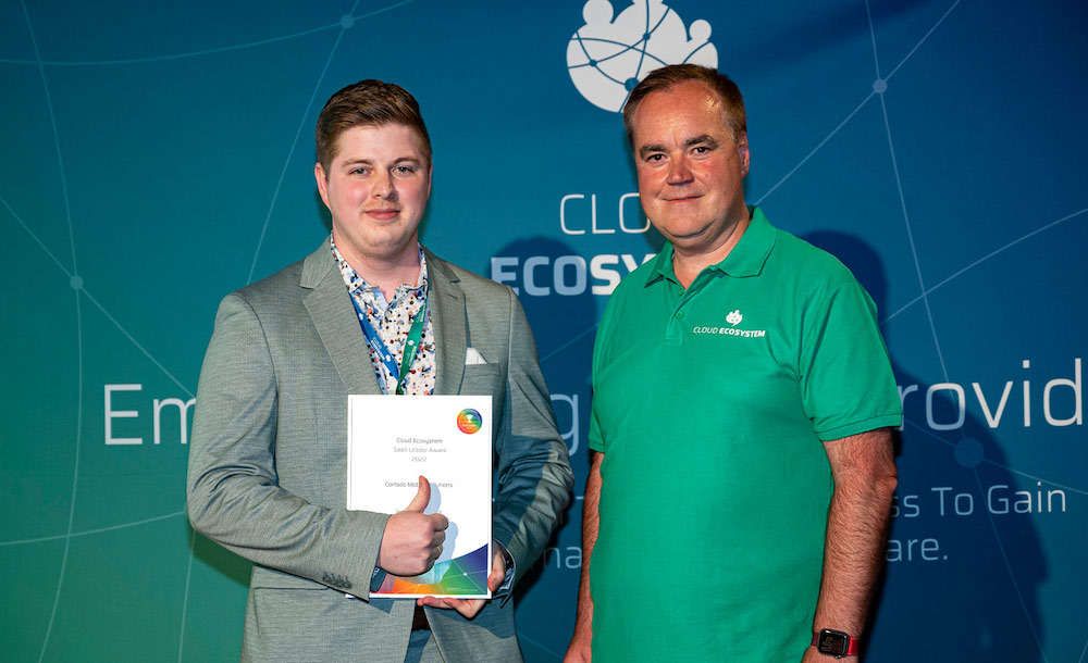 SaaS Leader Award Übergabe