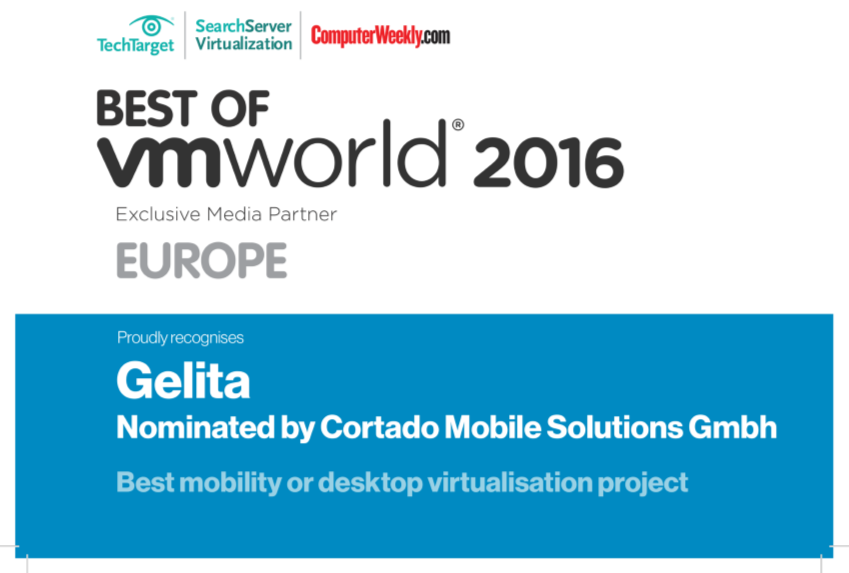 best of vmworld 2016 award