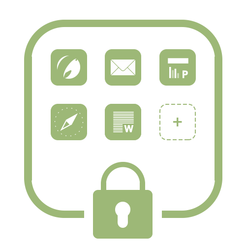 Mobile security: Apps in a secure business container
