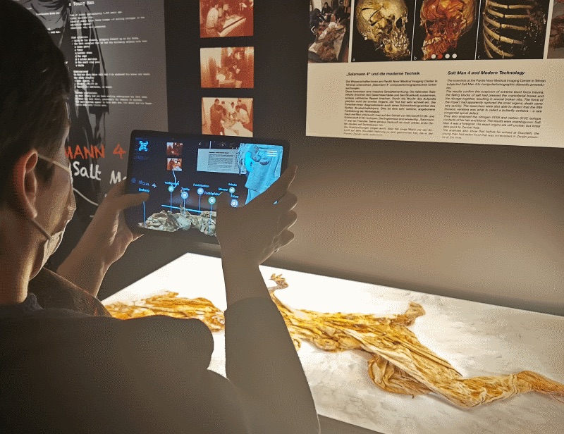 Museums' Tablet in Use
